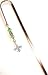 Swarovski Crystal Metal Charm Bookmark