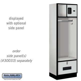 Open Access Designer Wood Locker - 18 Inches 