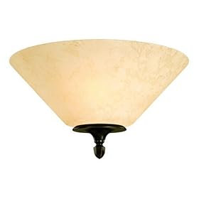 Westinghouse 69017 Hearthstone Two-Light Flush Mount Fixture, Burnished Bronze Patina... by Westinghouse