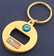 Miami Dolphins Gold Tone EZ Bottle Opener Keychain