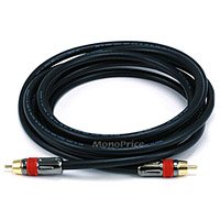10ft High-quality Coaxial Audio/Video RCA CL2 Rated Cable - RG6/U 75ohm (for S/PDIF, Digital Coax, Subwoofer, and Composite Video)