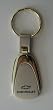 Chevrolet Silver/Gold Teardrop Keychain - Made in USA!