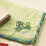 Turtle Bay Appliqued Sherpa Blanket