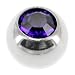 5mm Purple Velvet Austrian Crystal Replacement Ball