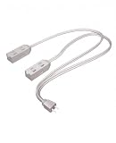 Westinghouse White Twin 3-Outlet Extension Cords -12' total