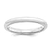 Chisel Sterling Silver 3mm Comfort Fit Band