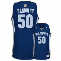NBA Men's Memphis Grizzlies Zach Randolph Revolution 30 Road Swingman Jersey (Navy, Large)