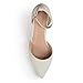 Brinley Co. Womens Matte Ankle Strap Pumps
