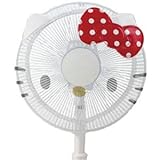 ドウシシャ 扇風機カバー（羽根経30cm用）DOSHISHA　ハローキティ顔型 FCN-KT