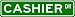 CASHIER Street Sign ~ Custom Street Sign - Aluminum