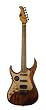 AXL Badwater SRO Left Hand Electric Guitar, Antique Brown