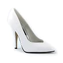 SEDUCE-420V (8220) 5" Classic Pump, White Patent-Size 12