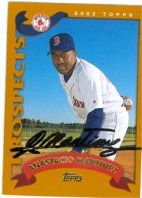 Anastacio Martinez autographed Baseball Card (Boston Red Sox)