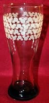Disney Etched Mickey Ear Beer Glass