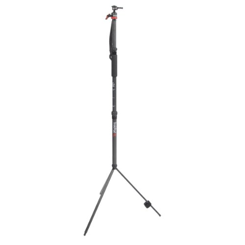 Trek-Tech TrekPod XL Carbon Fiber Monopod/Tripod/Hiking Staff with MagMount Pro Ball Head for Stabilization of DSLR's, Scopes or Optical Devices