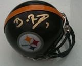 BEN ROETHLISBERGER SIGNED AUTOGRAPHED MINI HELMET PITTSBURGH STEELERS COA + HOLOGRAM