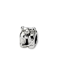 Scuba Tanks Charm in Silver for 3mm Charm Bracelets