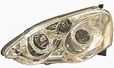 02 - 03 Acura RSX Chrome Housing with Halo LED Angel Eye Projector Headlight