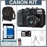 Canon PowerShot G12 Compact Digital Camera Kit, with 8GB SD Memory Card, Sp ....