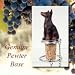 Doberman Pinscher Dog Wine Bottle Stopper - Red