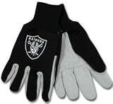 Oakland Raiders Two Tone Gloves