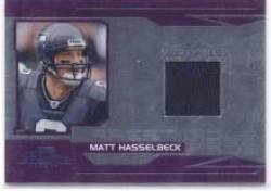 2007 Playoff Prestige Prestigious Pros Materials Purple #26 Matt Hasselbeck - Seattle Seahawks (PiePiece of Authentic Game-Worn Jersey - Serial #d to 250) (Football Cards)