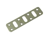 マイスト 取付金具(ニッケル) 2×25×100mm 6056