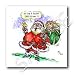 VAL Cartoon about Gift Card Giving for Christmas - 10x10 Iron On Heat Transfer For White Material
