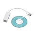 Cables Kart™ USB 2.0 to fast Ethernet 10/100 RJ45 Network LAN Adapter Card White - 1 Year Warranty RS.299.00