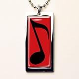 Retro-a-go-go 'LIVE LOUD' ROCK N ROLL TABLET NECKLACE