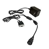 Garmin - Serial cable with AC adapter - GPS 7-pin round connector - DB-9, power 2-pole