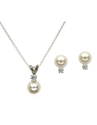 Classic Akoya Pearl Diamond Studs and Pendants
