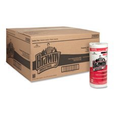 Brawny All Purpose Perforated Dry Wipes, 11 x 9-3/8, WE, 84/ctn