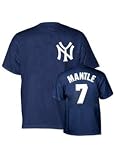 New York Yankees Mickey Mantle Player Name Big and Tall Tee