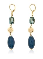 Edien Pendientes Menna Dorado / Azul