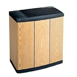 air purifier humidifier Essick Air H12 300 3 Speed Evaporative Console Humidifier, Light Oak