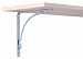 John Sterling RP-0093-8PM Venetian Shelf Bracket, 8-Inch, Platinum