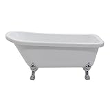 バスタブ 浴槽 バス お風呂 洋風バスタブ アンティーク風浴槽 風呂 置き型 洋式 猫脚 アクリル製 サイズ W1720×D700×H780 bath-020
