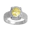 Sterling Silver Ring - Peridot CZ - Oval - Prong Set - 14 mm x 3 mm, Sizes 5-10 Sterling Silver Ring - Peridot CZ - Oval - Prong Set - 14 mm x 3 mm, Sizes 5-10