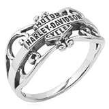 Harley Davidson Gipsy filigree Sterling Ring HDR0218 by MOD Size 8