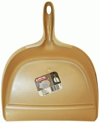 Dustpan with Broom Grip Handle, 11-inch Wide