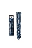 22mm Blue Genuine Crocodile Watchband From Italy Breitling Style