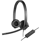 Logitech USB H570e Corded Double-Ear Headset (981-000574)