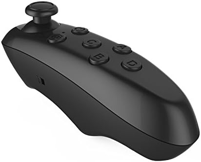 SmartWild Bluetooth Gamepad Android Game Controller Joystick Selfie Shutter Remote Wireless Mouse 3 in 1 For IOS Samsung Android VR BOX 3D Games (Black)