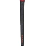 Golf Pride Dual Durometer Golf Grip - .600 Round (Black / Red Cap / Red Logo)