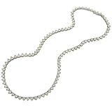 18 3-Prong Round Diamond Tennis Necklace 21.20cttw