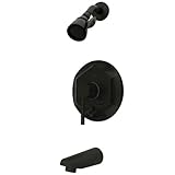 Kingston Brass KB46350DL Concord Tub and Shower Faucet with Diverter, Oil Rubbed Bronze by Kingston 