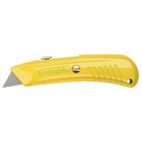 YELLOW box cutter Safety knife utility knives + blade by 