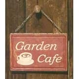 GARDEN　COLLECTION　【85966】　ウッドボード　Garden　Caf?　300×200mm　0.5kg　木製