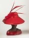 Ms. Harriet Rosebud Designer Hat - RED Image